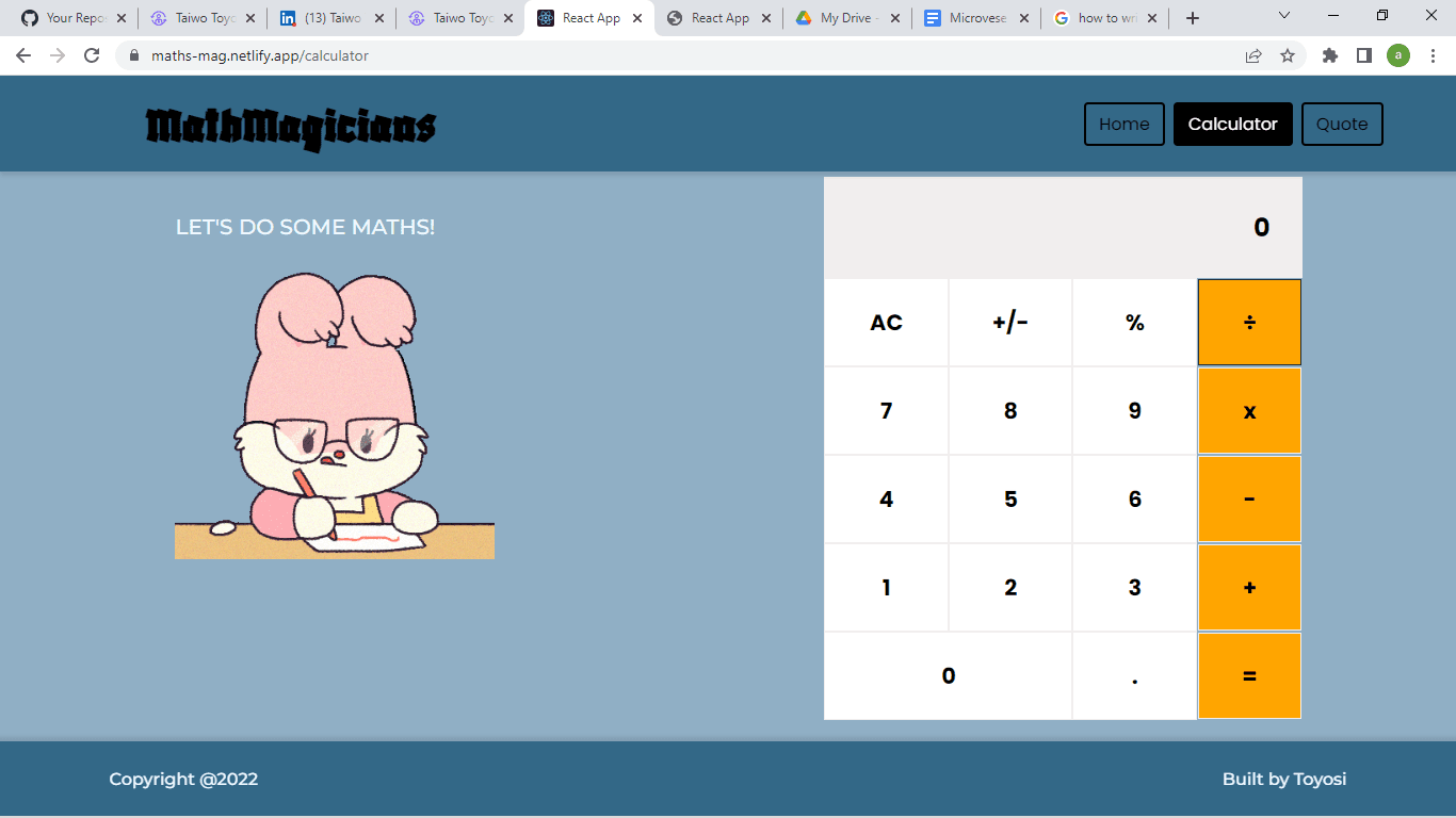 Math Magicians